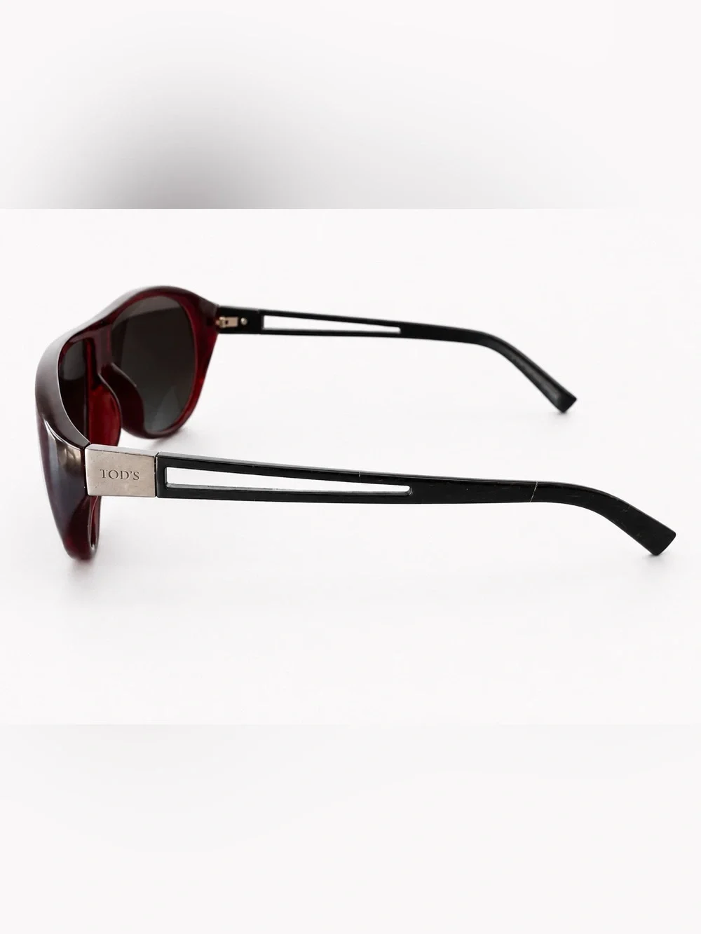 Wine Red Aviator Sunglasses - Dark Smoke Lenses Bifocals